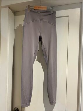 lululemon athletica Light gray purple High-Waisted Leggings Us 4 Small
